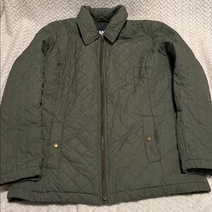 Lands end XS women’s Olive Quilted Jacket